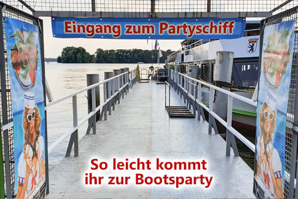 Anfahrt zur Bootsparty nach Berlin mit Bus, Bahn oder PKW