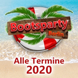 Hier sind die Termine der Bootsparty Berlin 2020